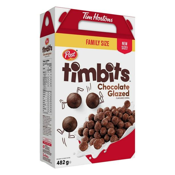 Post Timbits Cereal Chocolate Glazed