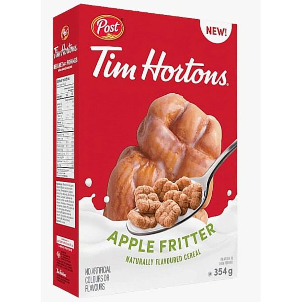 Tim Hortons Naturally Flavoured Cereal Apple Fritter