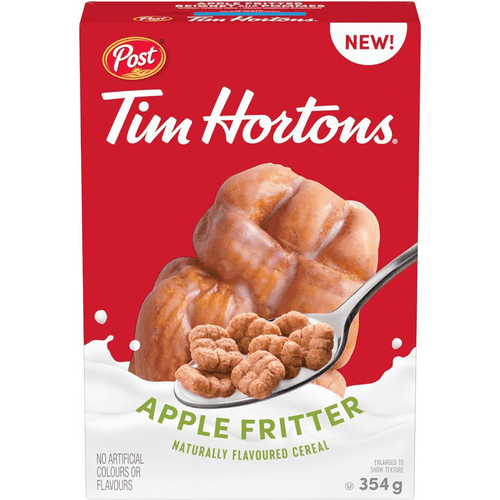Tim Hortons Naturally Flavoured Cereal Apple Fritter